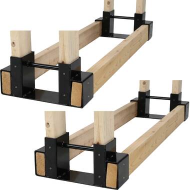 Lumber rack firewood online bracket kit